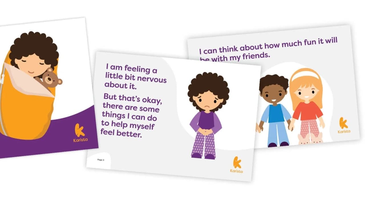 Printable Social Story - My first school sleepover