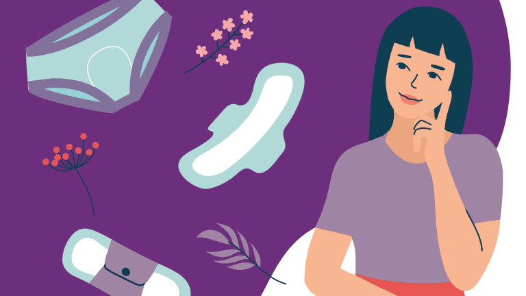 Feeling ready for my period: A Social Story about feeling prepared, even if it starts when I'm out