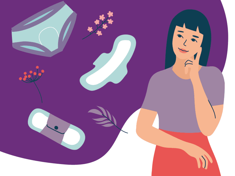 Feeling ready for my period: A Social Story about feeling prepared, even if it starts when I'm out